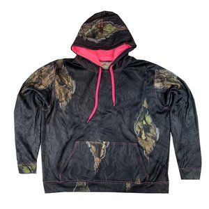 Mossy Oak Black Camo Woman's Pullover Hoodie *NEW* XX-Large